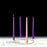 ADVENT WREATH GOLD - 10 INCH  DIAMETER W/ TAPERED ADVENT CANDLE SET