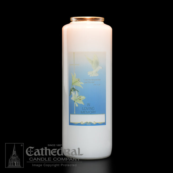 All Soul's Day - In Loving Memory - 6 day candle