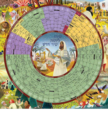 Año de Gracia 2027 ~ Calendario litúrgico Año de Gracia 2027, póster laminado