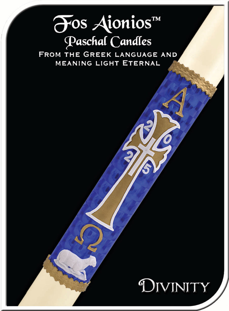 DIVINITY PASCHAL CANDLE / COMPLEMENTING ALTAR CANDLES