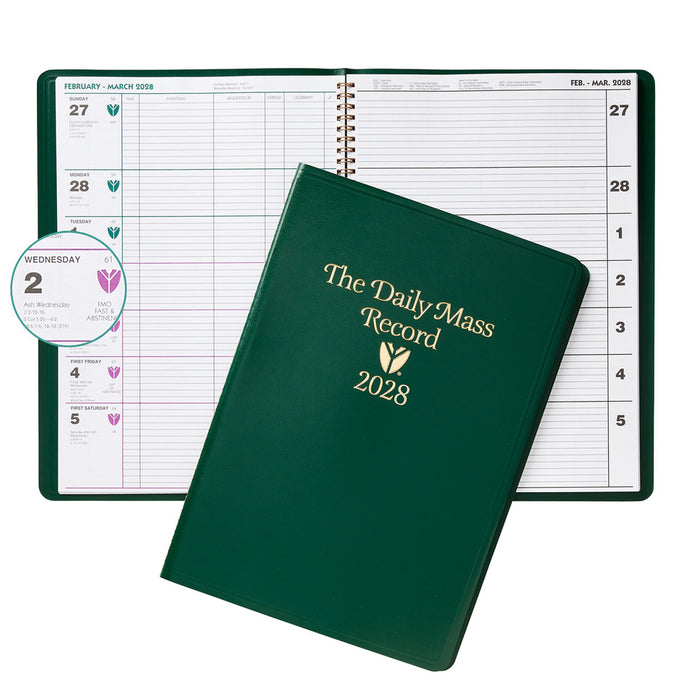 THE DAILY MASS RECORD BOOK - 2028