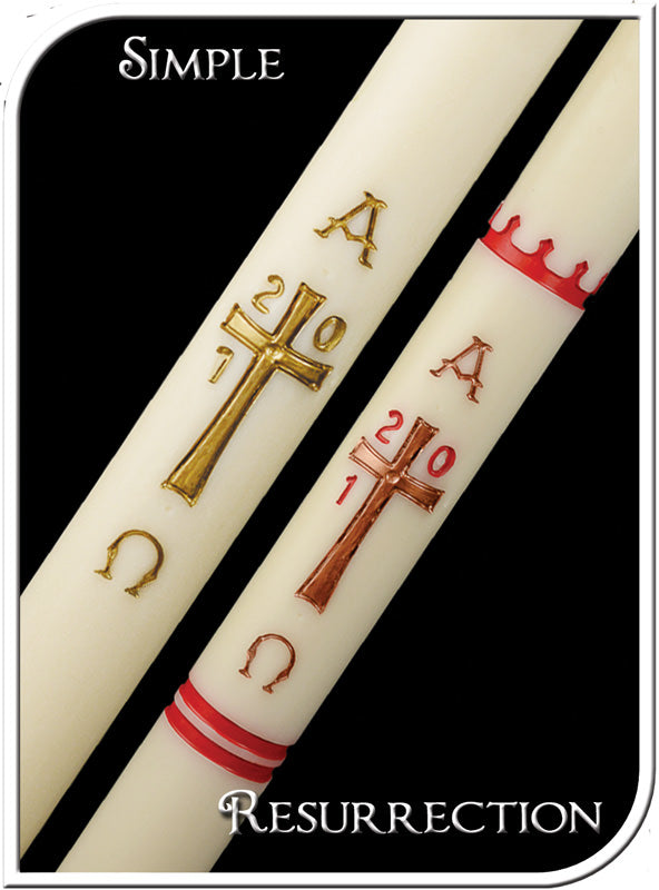 SIMPLE DESIGN  PASCHAL CANDLE