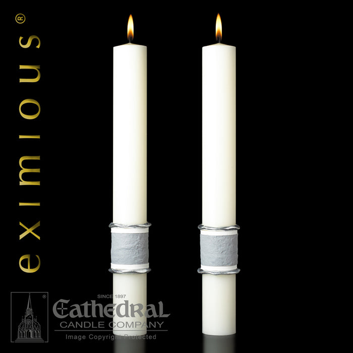 WAY OF THE CROSS PASCHAL CANDLE / COMPLEMENTING ALTAR CANDLES