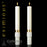 12 APOSTLES PASCHAL CANDLE / COMPLEMENTING ALTAR CANDLES