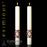 UPON THIS ROCK PASCHAL CANDLE / COMPLEMENTING ALTAR CANDLES