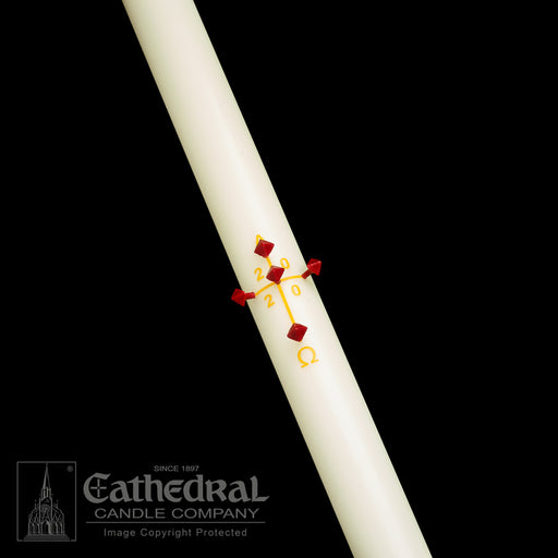 PLAIN / BLANK PASCHAL CANDLE