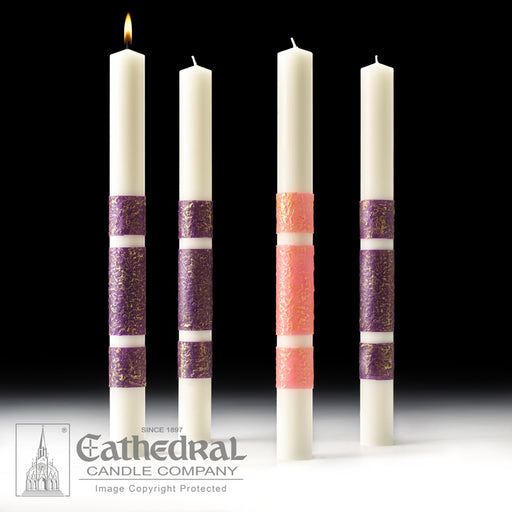 ARTISANWAX ADVENT CANDLES - 3-1/2 INCH  X 24 INCH