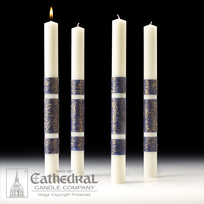 ARTISANWAX ADVENT CANDLES - 2-1/2 INCH  X 12 INCH