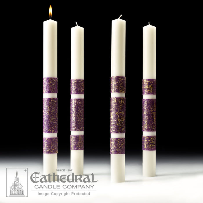 ARTISANWAX ADVENT CANDLES - 3-1/2 INCH  X 18 INCH
