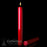 CHRISTMAS RED CANDLE - 1-1/2 INCH  X 12 INCH
