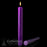 PURPLE ALTAR CANDLE - 2 INCH  X 17 INCH  - 51% BEESWAX
