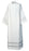 FRONT WRAP ALB - Style 434/I - White 65 % Cotton / 35% Polyester Blend - Velcro closure with Lace Insert
