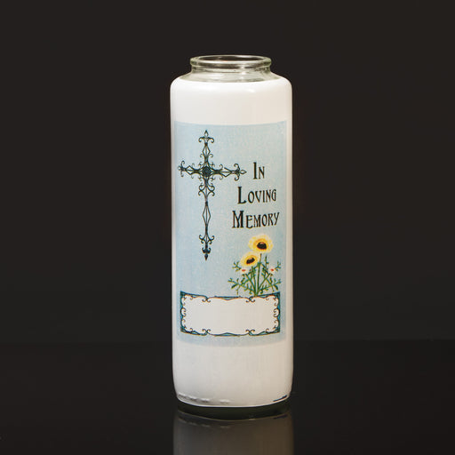 All Soul's Day - In Loving Memory - 6 day candle