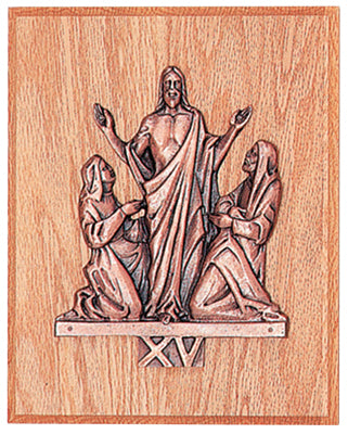 The Resurrection - Antique bronze or 24k Gold Plated - without 8" X 10" wood plaques