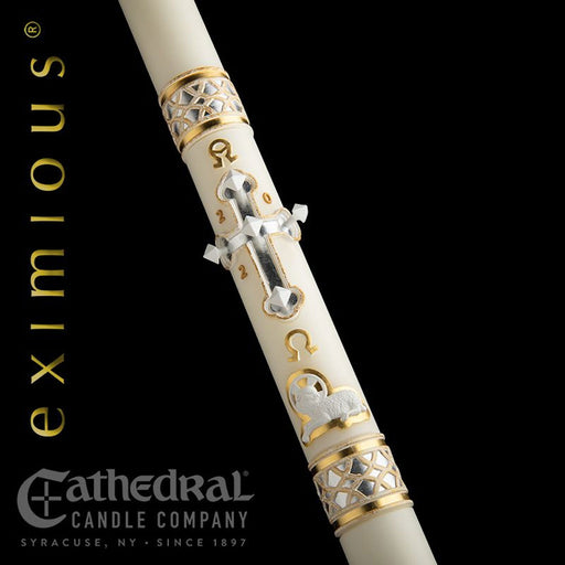 MERCIFUL LAMB PASCHAL CANDLE / COMPLEMENTING CANDLES