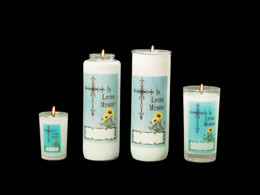 All Soul's Day - In Loving Memory - Inner Lite Glass for 5, 6 or 7 day candles